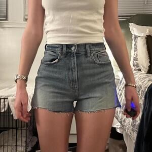 Abercrombie & Fitch Curve Love Jean Shorts